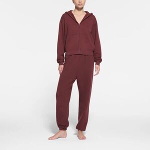 NWT SKIMS Cotton Fleece Set